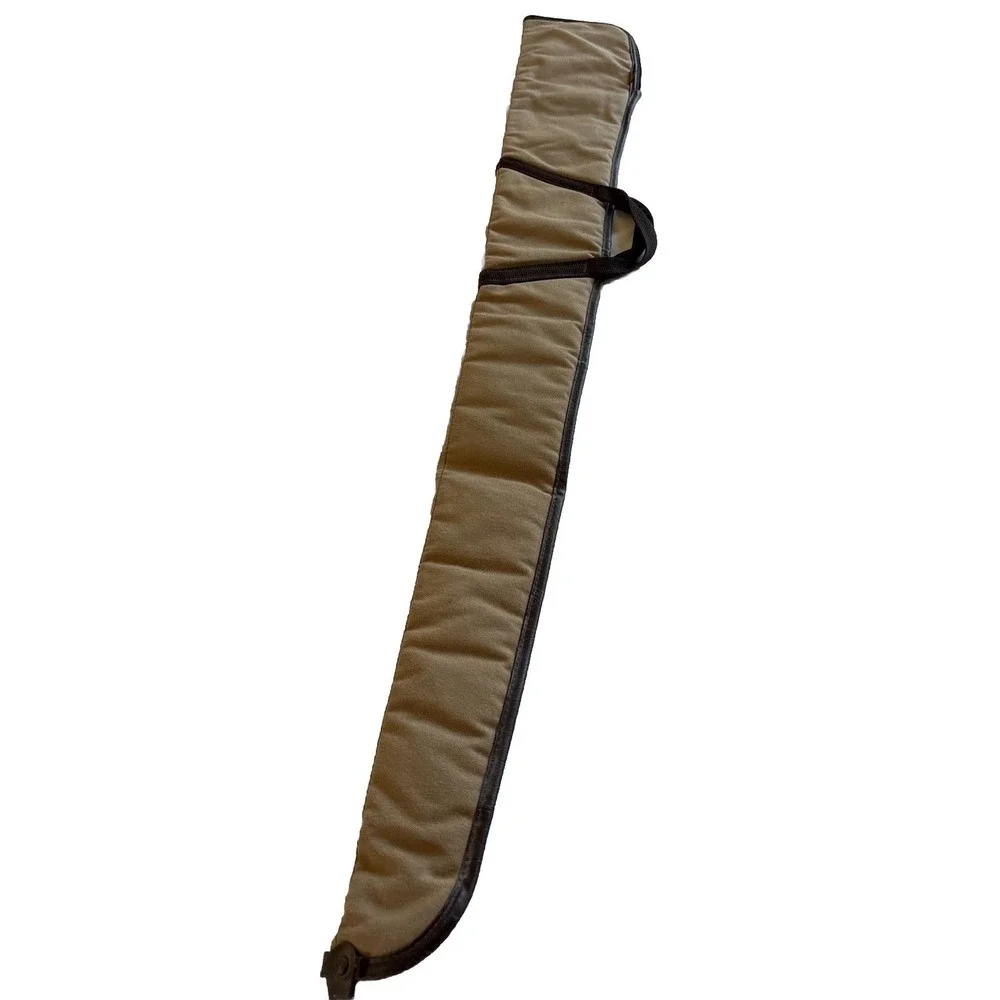 Vintage  Kolpin Soft Gun Bag - Canvas‎ Tan Brown - Cotton Liner 52 Inch